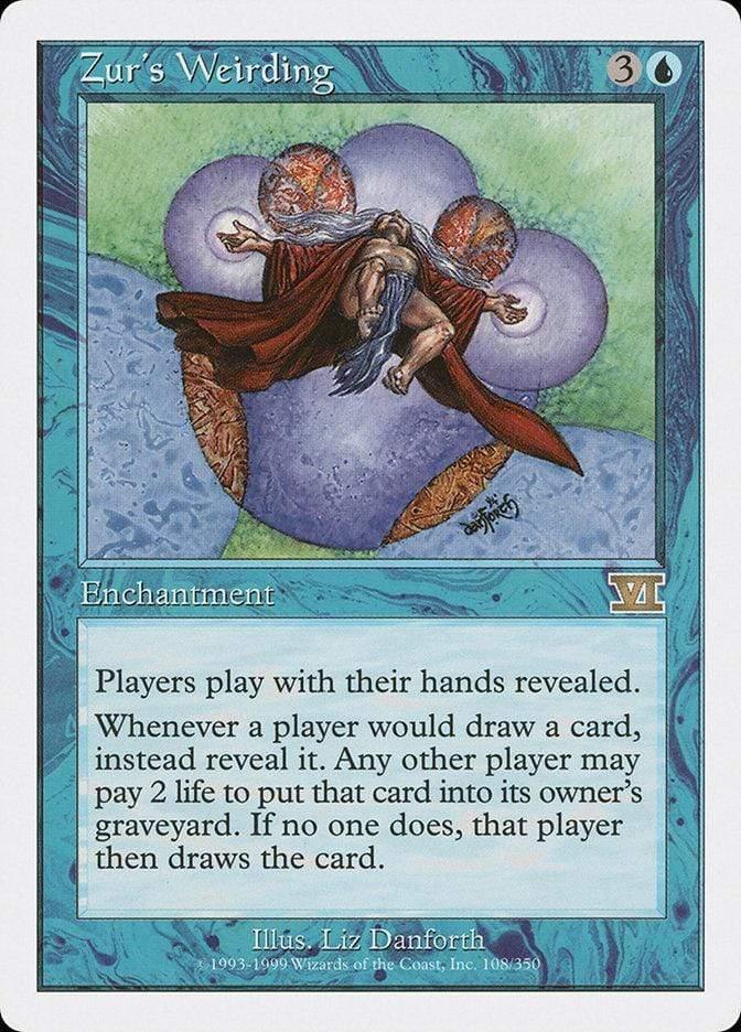 Magic: The Gathering MTG Single Zur's Weirding [Classic Sixth Edition]