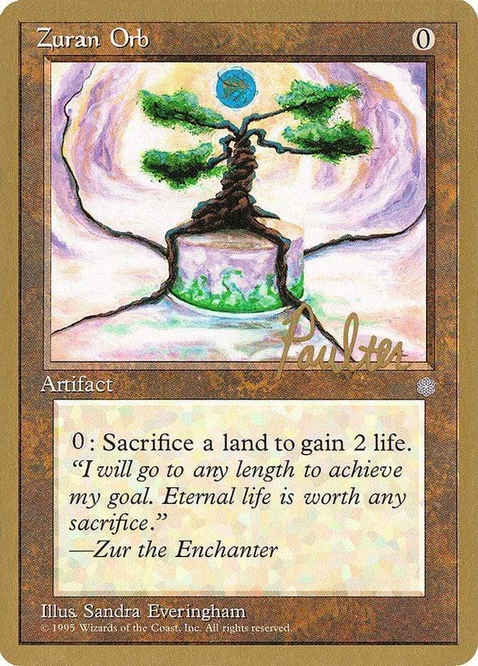 Magic: The Gathering MTG Single Zuran Orb [Pro Tour Collector Set]
