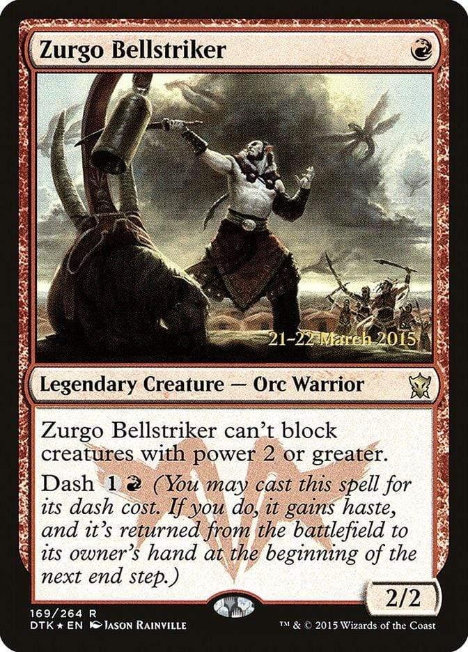 Magic: The Gathering MTG Single Zurgo Bellstriker  [Dragons of Tarkir Prerelease Promos]