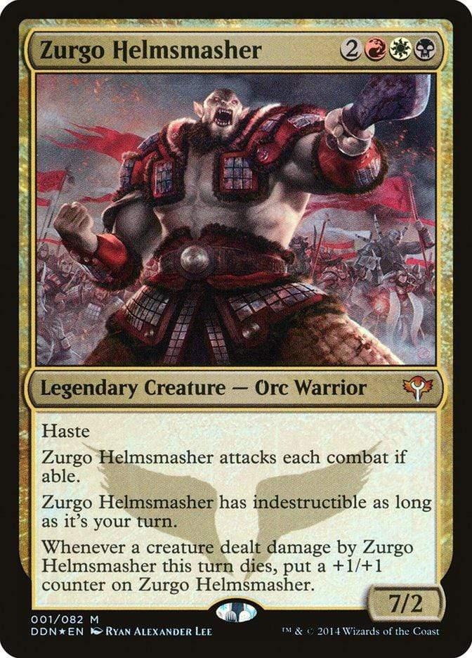 Magic: The Gathering MTG Single Zurgo Helmsmasher [Duel Decks: Speed vs. Cunning]