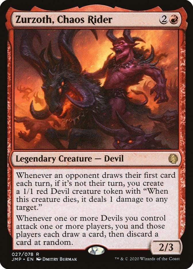 Magic: The Gathering MTG Single Zurzoth, Chaos Rider [Jumpstart]