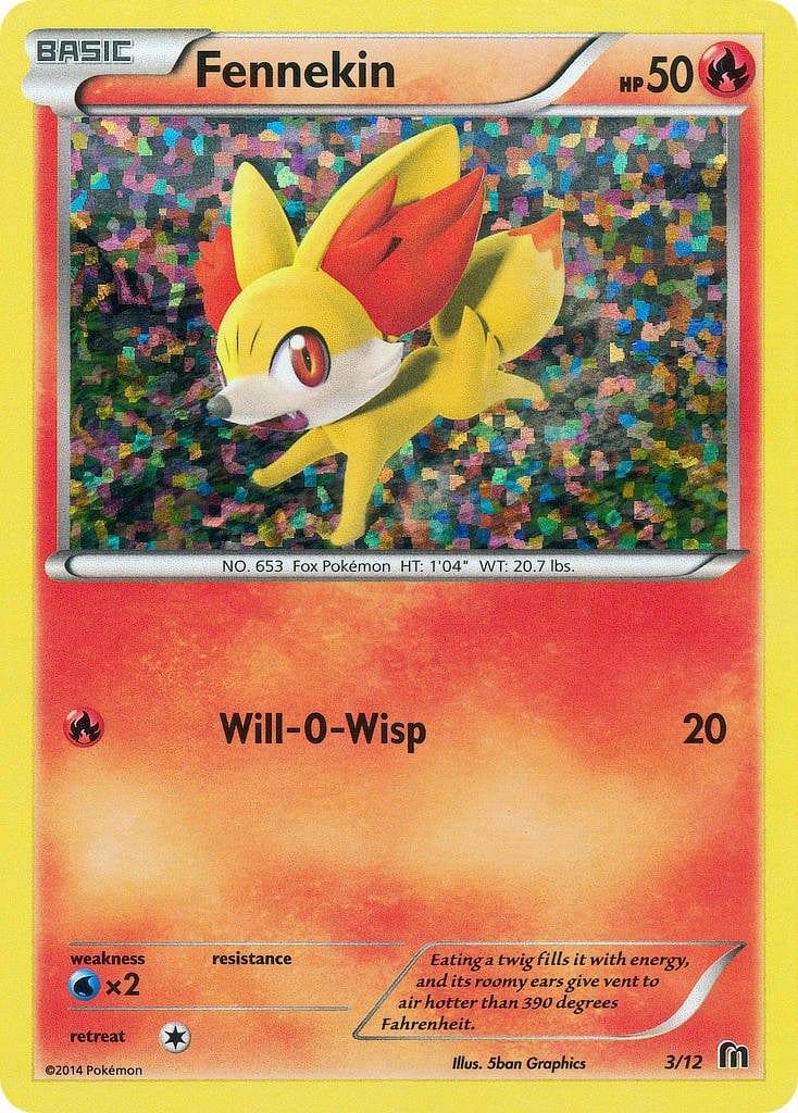 Pokémon Pokemon Single Fennekin (3/12) [McDonald's Promos: 2016 Collection]