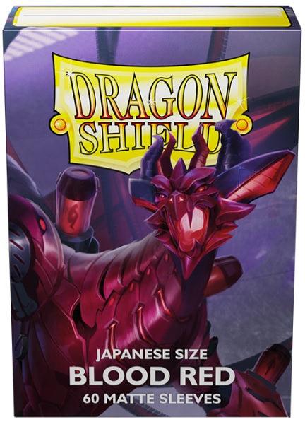 DRAGON SHIELD SLEEVES JAPANESE MATTE BLOOD RED - La Boîte Mystère ( The Mystery Box)