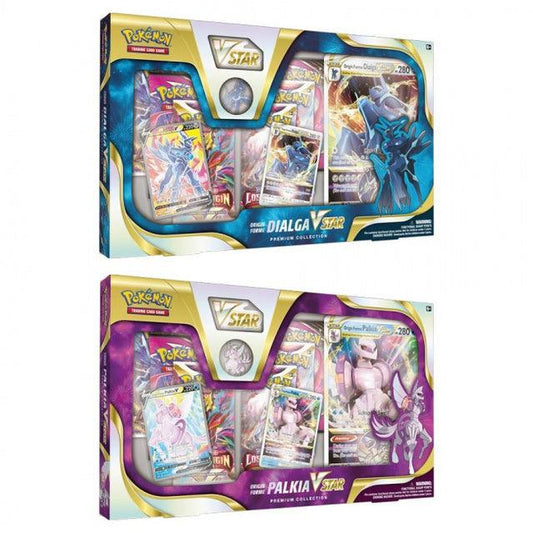 Origin Forme Dialga VSTAR and Origin Forme Palkia VSTAR Premium Collection Set of 2 - La Boîte Mystère ( The Mystery Box)